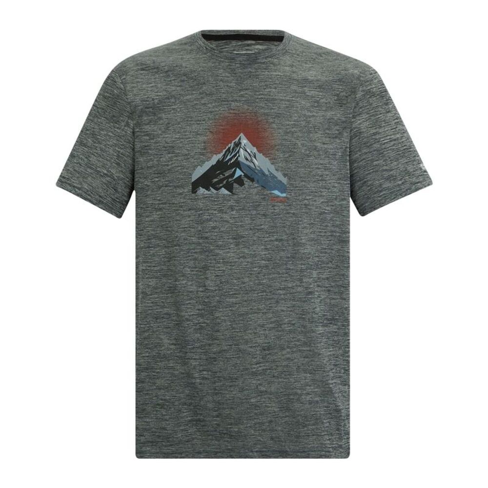 Regatta Mens Fingal Mountain Marl T-Shirt / Dark Storm